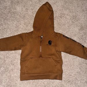12 month half zip Carhartt sweatshirt